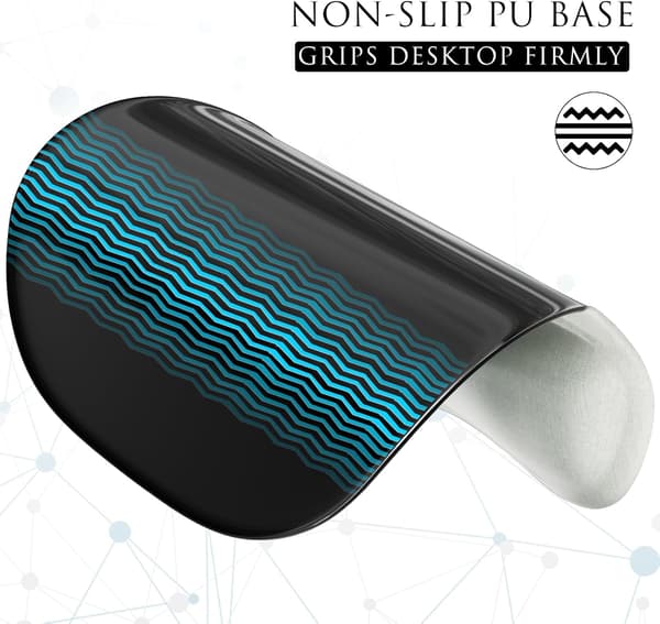 Ergonomisk musematte med håndleddstøtte i minneskum, komfortabel musematte for bærbar PC, smertelindrende håndleddstøtte Feather Arrow