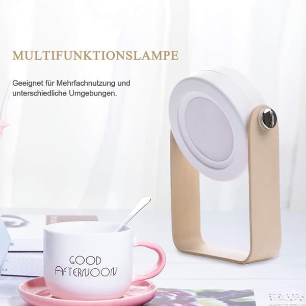 Bordlampe LED Natlampe Dæmpbar 3 Lystilstande