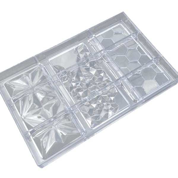 Sjokolade Cardani Bar Form Polykarbonat Sjokoladeform Plast Bakeform Konditorform Bonbon Konfekt