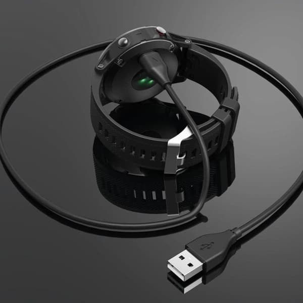 Lader Garmin Watch - Universell Hurtiglader Svart