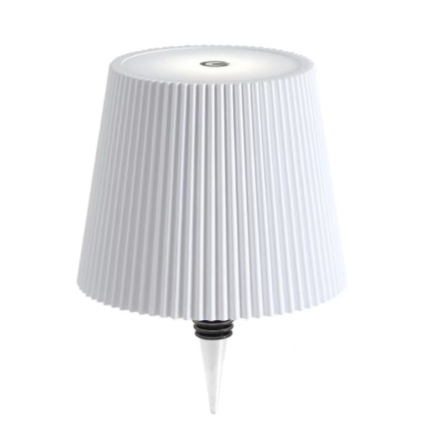 Trådløs Vinflaske Lampe 3 Farver LED Touch Lampe til Soveværelse Restaurant Bordplade Bar Atmosfære Lampe Bærbar Lampe Moderne Simpel White Stripes