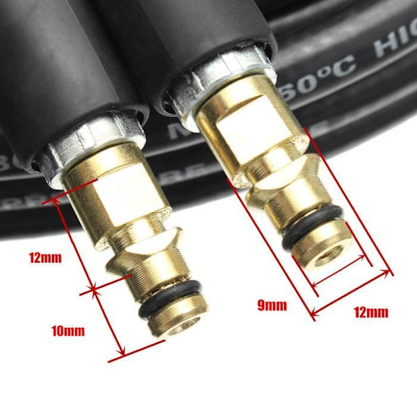®RisingFF Korkeapainepesurin pesuletku Kärcher K2 K3 K4 K5 -malleille