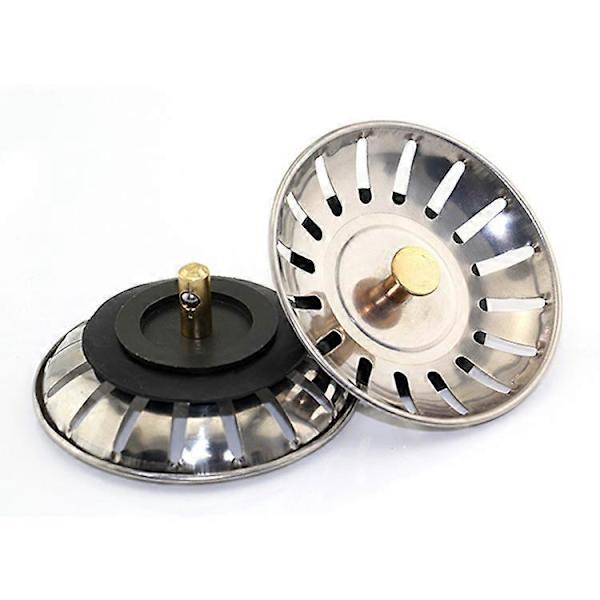 Diskhonsskydd - Set med 2 - Köksdiskhonsskydd - 79MM - Universal Rostfritt Stål Diskhonsskydd - Diskhon/Diskhon - Köksdiskhonsskydd