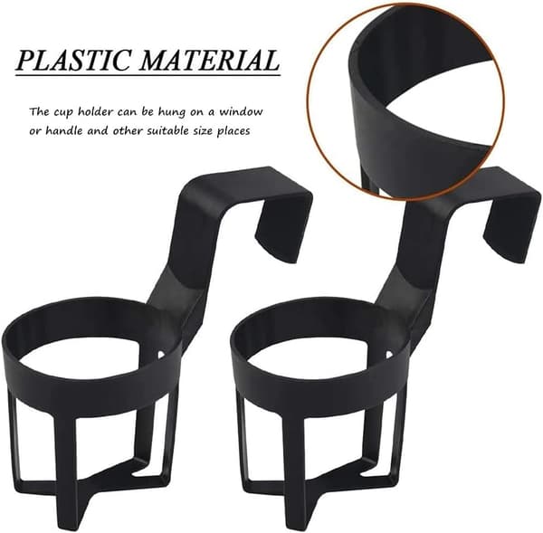 2 sorte bil kopholdere, plastik bil vandkopholdere