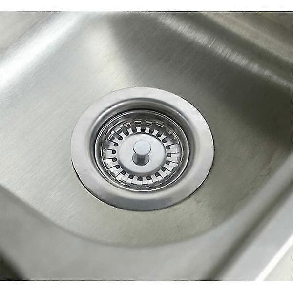 Vask afløb uden overløb, rustfri kurv 110 mm 1\", rustfrit stål + ABS afløb + kurv