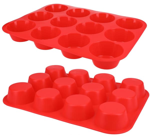 Muffinform i Silikon - Muffinpande - Cupcakeform - Bageform