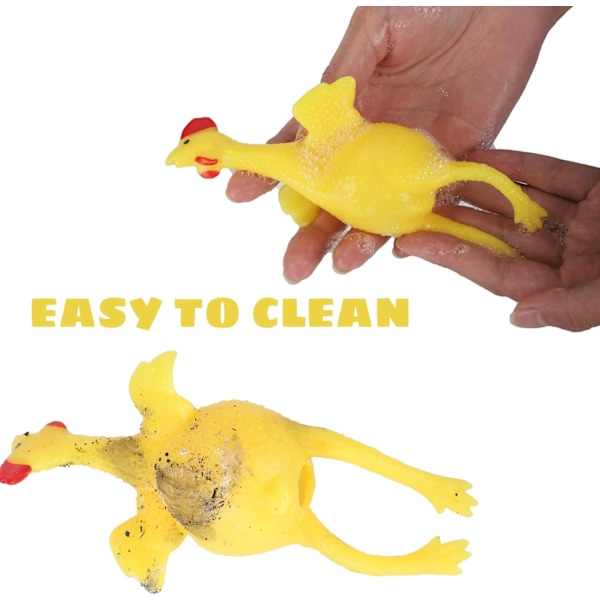 Æglæggende høns, kreativt legetøj, practical jokes, klem æglæggende høns, udluftnings kylling nøgleringe, udluftning, stress relief, tricks