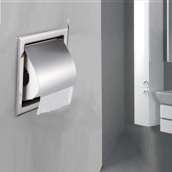 Vægmonteret Toiletpapirholder i Rustfrit Stål
