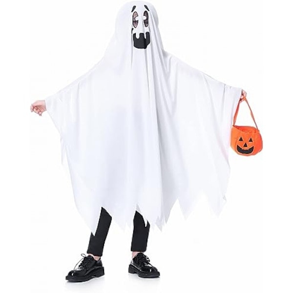 Børne Halloween Spøgelse Hvidt Udklædningstøj Halloween Kostume Børnehave Sceneoptræden Kostume