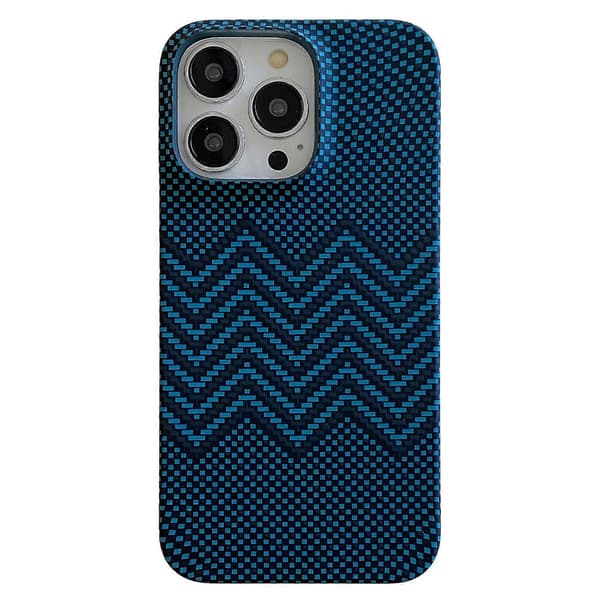 Stilfuldt lysende anti-drop PC-telefoncover med mønster til iPhone 13 Pro