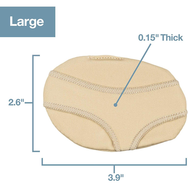 Metatarsal Pads (Par), Flexibla, Slip-On Placering, Mjuk Gel Komfort, Passar i Skor, Sandaler, Strumpor