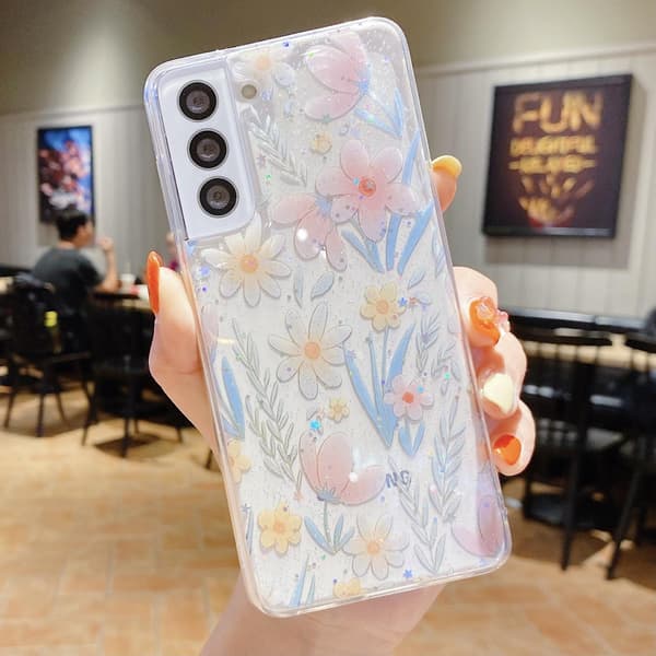 Fräscht Blomfodral för Samsung Galaxy A53 5G