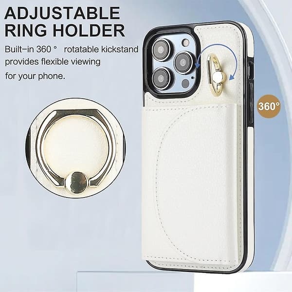 Sormuskorttitasku puhelinkotelo iPhone 13 Pro:lle