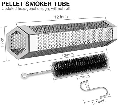 Grillrøyker, Perforert Rustfritt Stål BBQ, Røykgenerator
