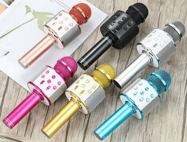 Trådlös Bärbar Handhållen Bluetooth Karaoke Mikrofon