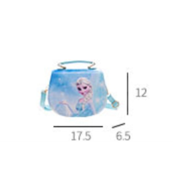 Børne taske messenger taske sød Frozen prinsesse skuldertaske ny stil lille pige håndtaske møntpung skuldertaske Rose red