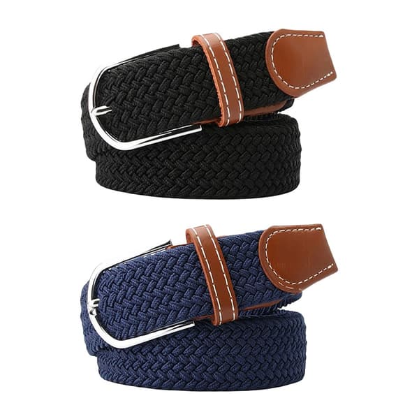 2 Herre Casual Canvas Belter Herrebelter Stoffbelter