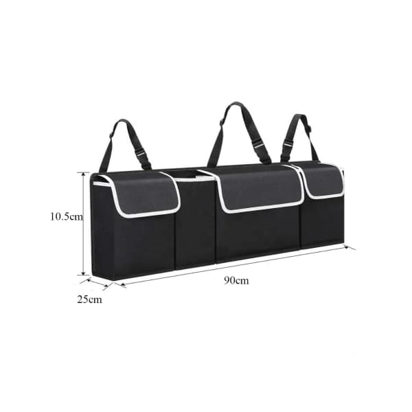 Opbevaring til bagagerum (90 cm) Sort