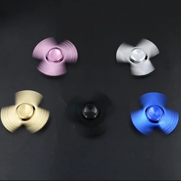 Fidget Spinner Trio Metalli - Musta