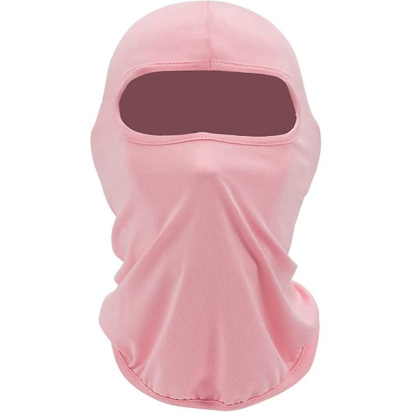 Balaclava / skidmask / MC-huva Ljusrosa Ljusrosa