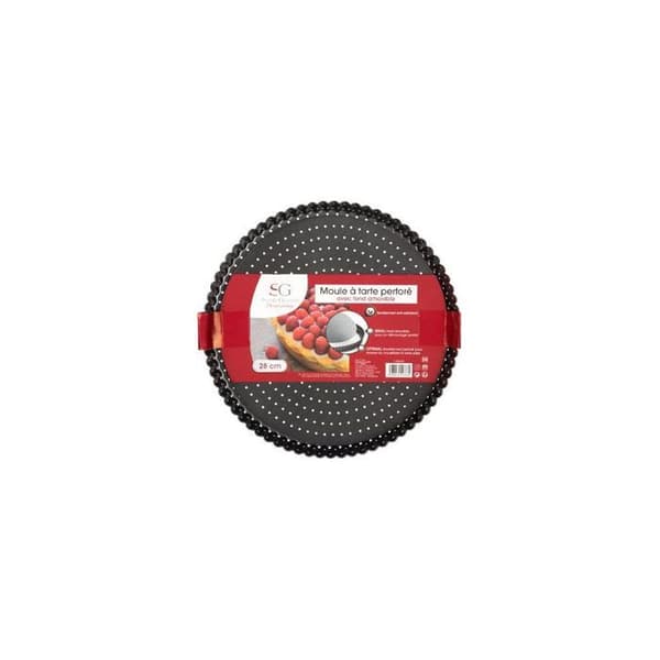 Paiform - Avtakbar - 28 cm - Metall - Perforert - Grå