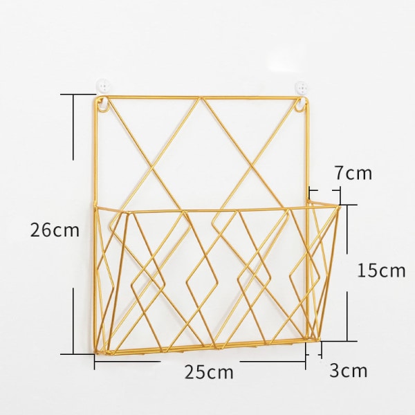 Jernnetting (gylden uten negler - merk) vit