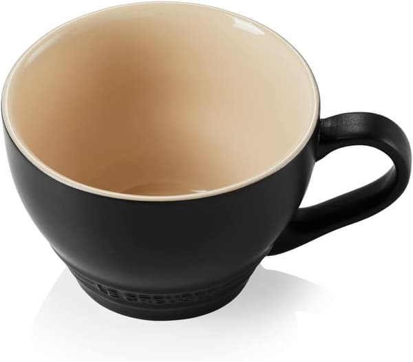 Stentøjs kaffekrus, 350 ml, Cerise Matte Black 400 ml