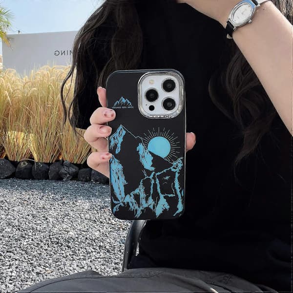 iPhone 13 Pro Max -kotelo TPU+PC Galvanointi Aurora Puhelinkuori