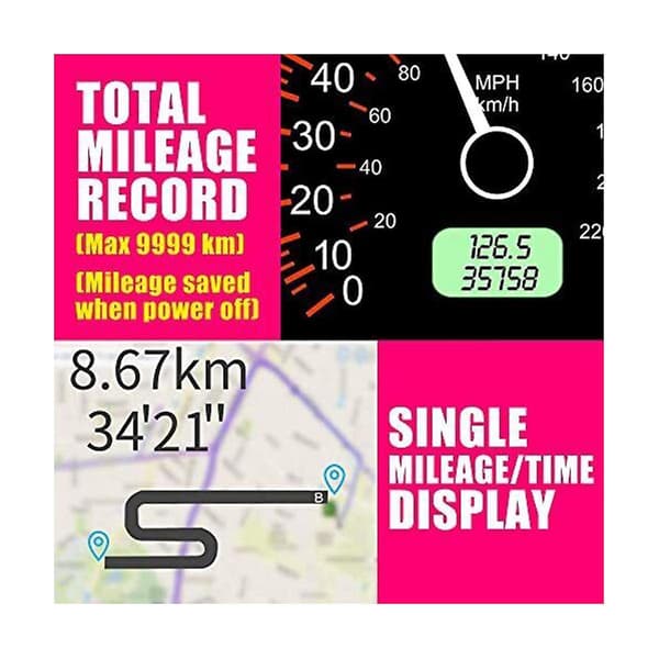 C90 Head-up Display Højdemåler GPS Hastighedsmåler Biltilbehør