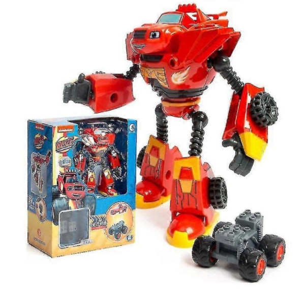 Tornado Team Toys Leksaker för barn - Legering Deformerad Snabb Monsterbil Robotmodell - Actionfigurer - Barnleksaker Barnfödelsedagspresenter red