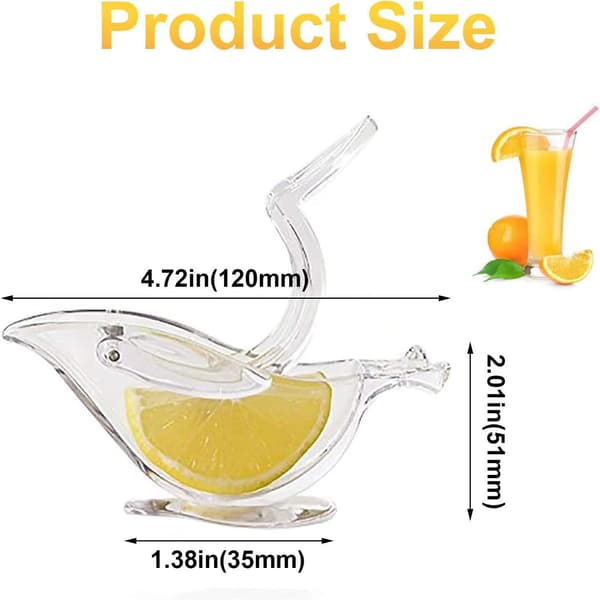 Fugleformet sitronpresse juice maskin