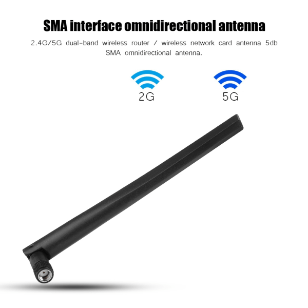 3-delt WiFi router SMA trådløst netværkskort ekstern antenne til ASUS RT-AC68u