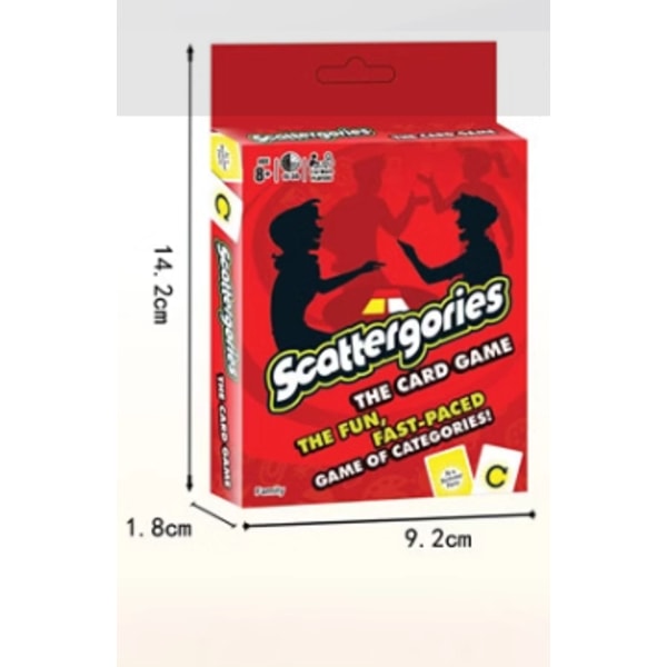 Hasbro Scattergories Brädspel, Från 13 år