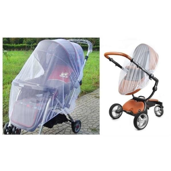 Myggnät Barnvagn / Insektnät - Skyddar barnet från myggor Vit