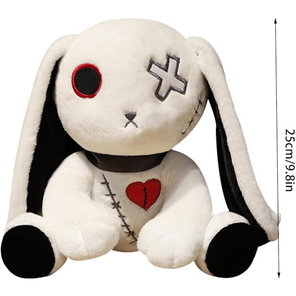 Goth Lop Eared Rabbit Plussjdyr Myke Komfortable Koselige Utstoppede Kanin Dyr Plussj Leke Slange Dukke Gave Til Barn