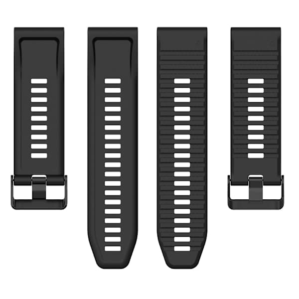 Kellon ranneke Garmin Fenix 7/6/5 -kelloon, musta
