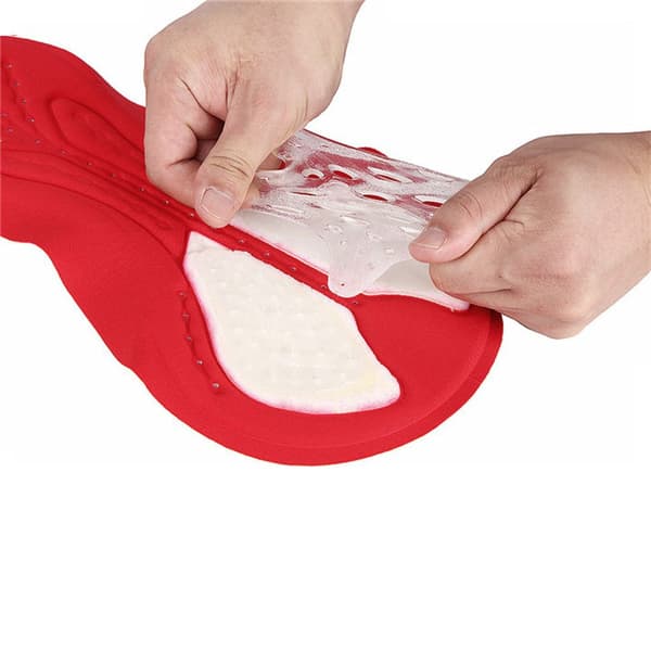 3 kpl 3D geelipehmuste pyöräilyyn