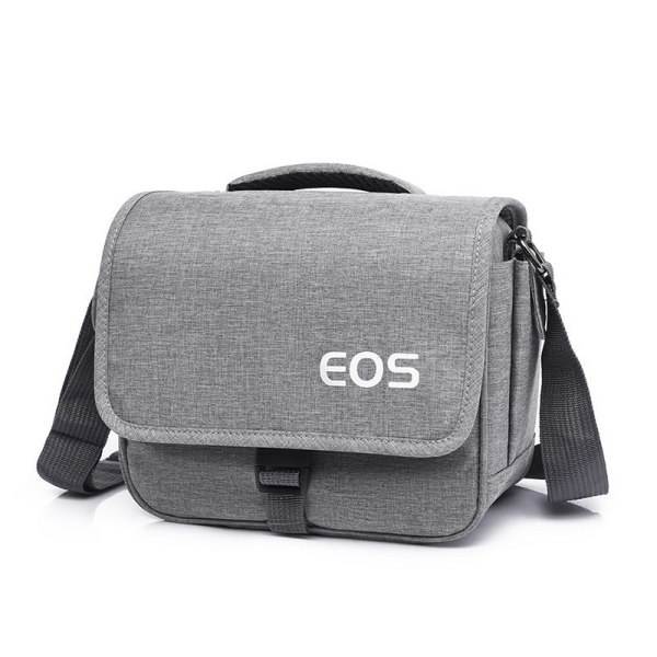 DSLR-kameraväska crossbody multifunktionskit utomhus handbagage ljusgrå stor Light gray large