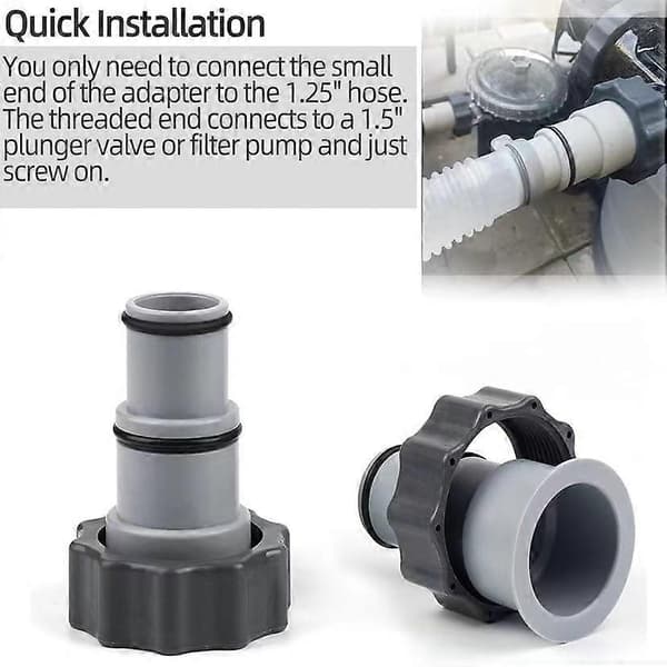 Poolslangeadapter A 2 stk.