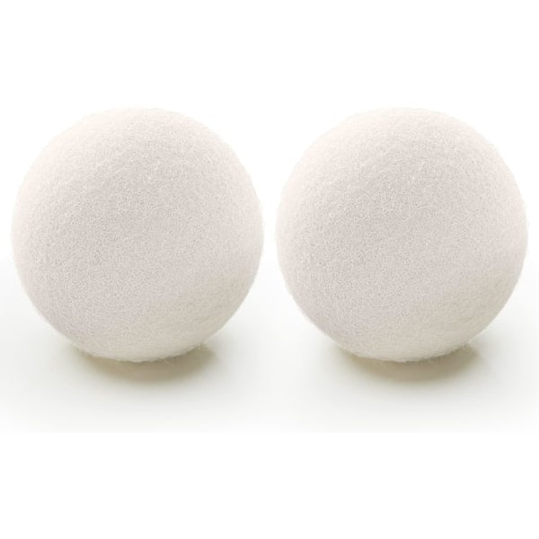 Torktumlare bollar, ull tvättbollar, återanvändbara torktumlare bollar 2pc-7cm 2pc-7cm