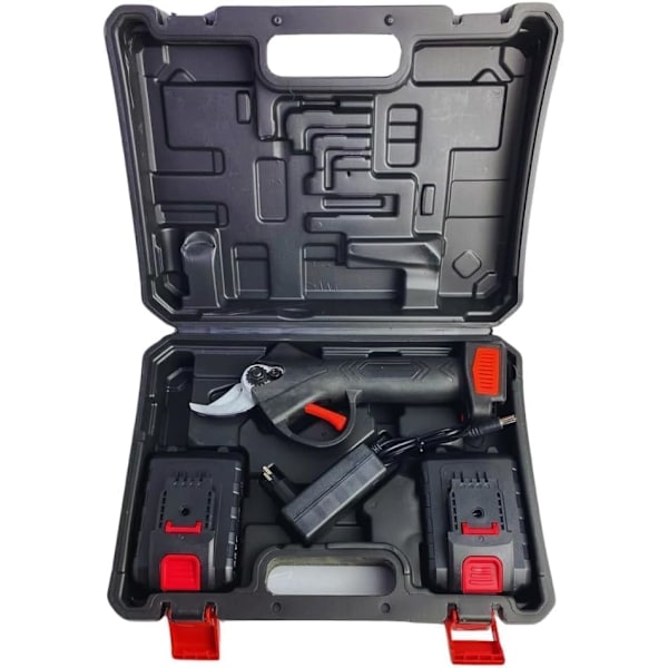 ®RisingFF Grensax, dubbla batterier 21 V eller 48 VF Elektrisk sekatör, Trädgårdssax