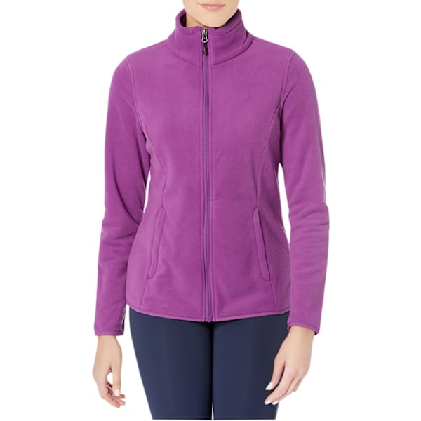 Kvinners klassisk passform full-zip myk fleecejakke Morado 3XL Grande