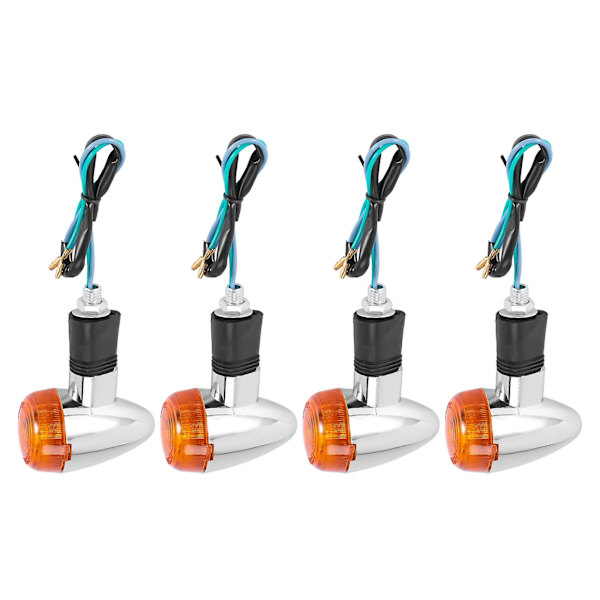4 stk. Motorcykel Blinklys LED Indikator til