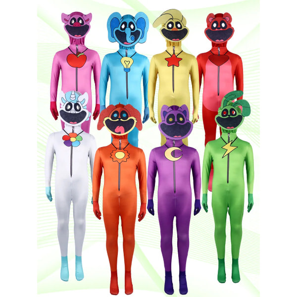 1 st Role Play Leende Djurkläder Krånglig Piggunge Jumpsuit Karneval Party Klä Upp Kostym Barn Vuxen Bubba Bubbaphant 110