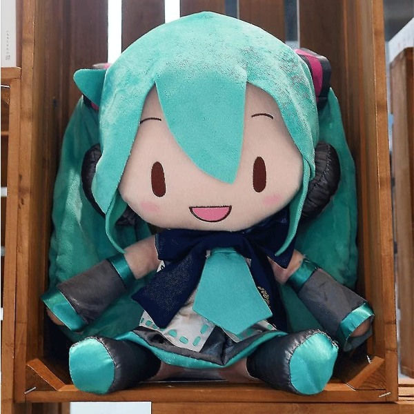 Hatsune Miku -pehmolelusetti Lumi Hatsune Miku -pehmolelu Pehmeä Täytetty Pehmolelu Nalle Kaunis ja Pehmeä Tie