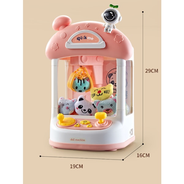 Mini Pull Doll Leksak, Kreativ Barnfödelsedagspresent - Perfekt för Lek med Småttingar Inomhus och Utomhus green