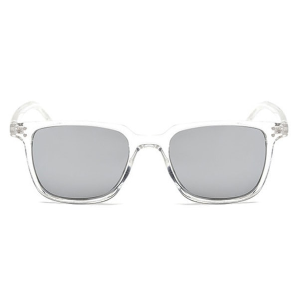 Firkant transparente solbriller Speilglass transparent