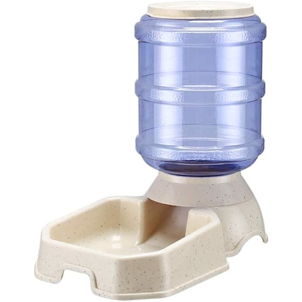 Automatisk foderdispenser til hunde og katte, BPA-fri, tyngdekraftspåfyldning, nem at rengøre, selvfodring. White-Feeder
