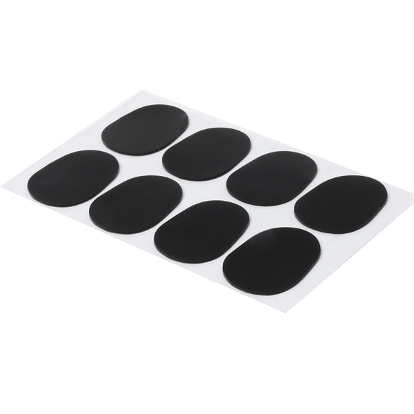 st./ Set Diskant/Alt/Tenorsaxofon Klarinett Munstycke Patch Pads 0.3 mm Svart 0.3mm