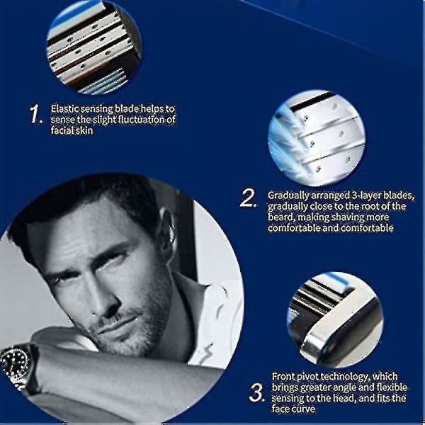 Mach 3 Razor Blades Refills 24pcs, Razor Blades For Men